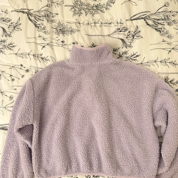Lavender Teddy 1/4 Zip - Picture 2 of 3